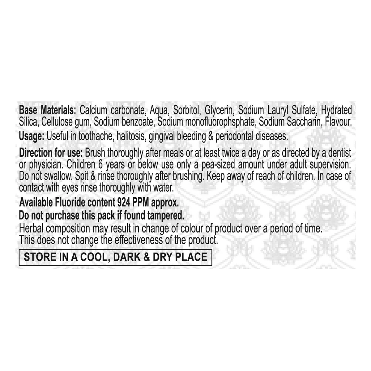 Patanjali Dant Kanti Dental Cream (Advance)