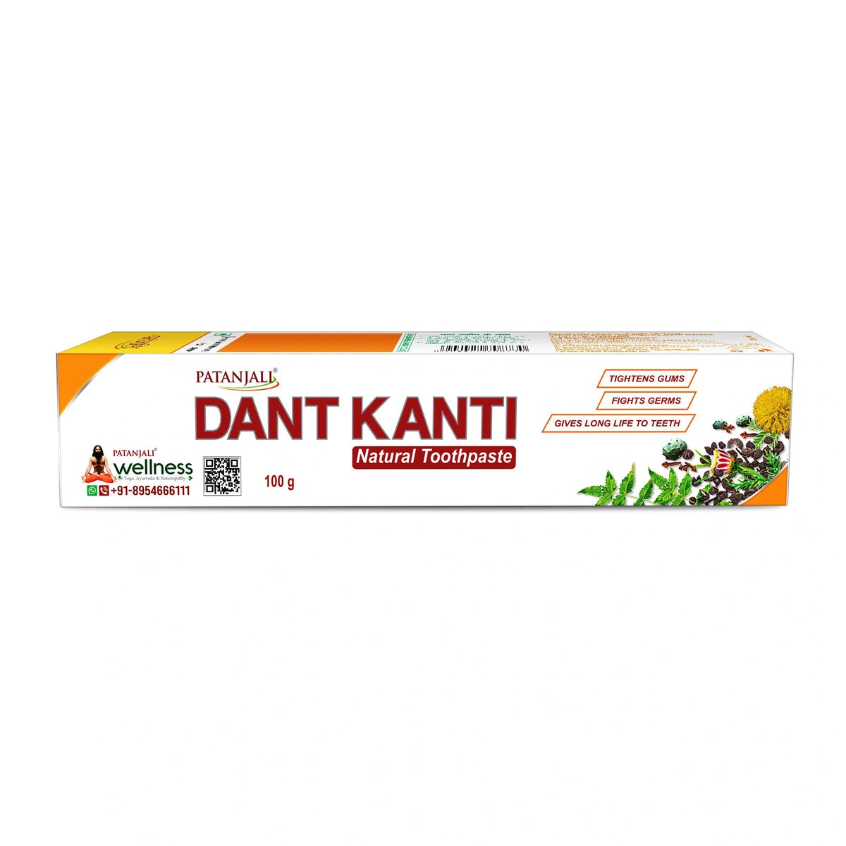 Patanjali Dant Kanti Natural Toothpaste 100g