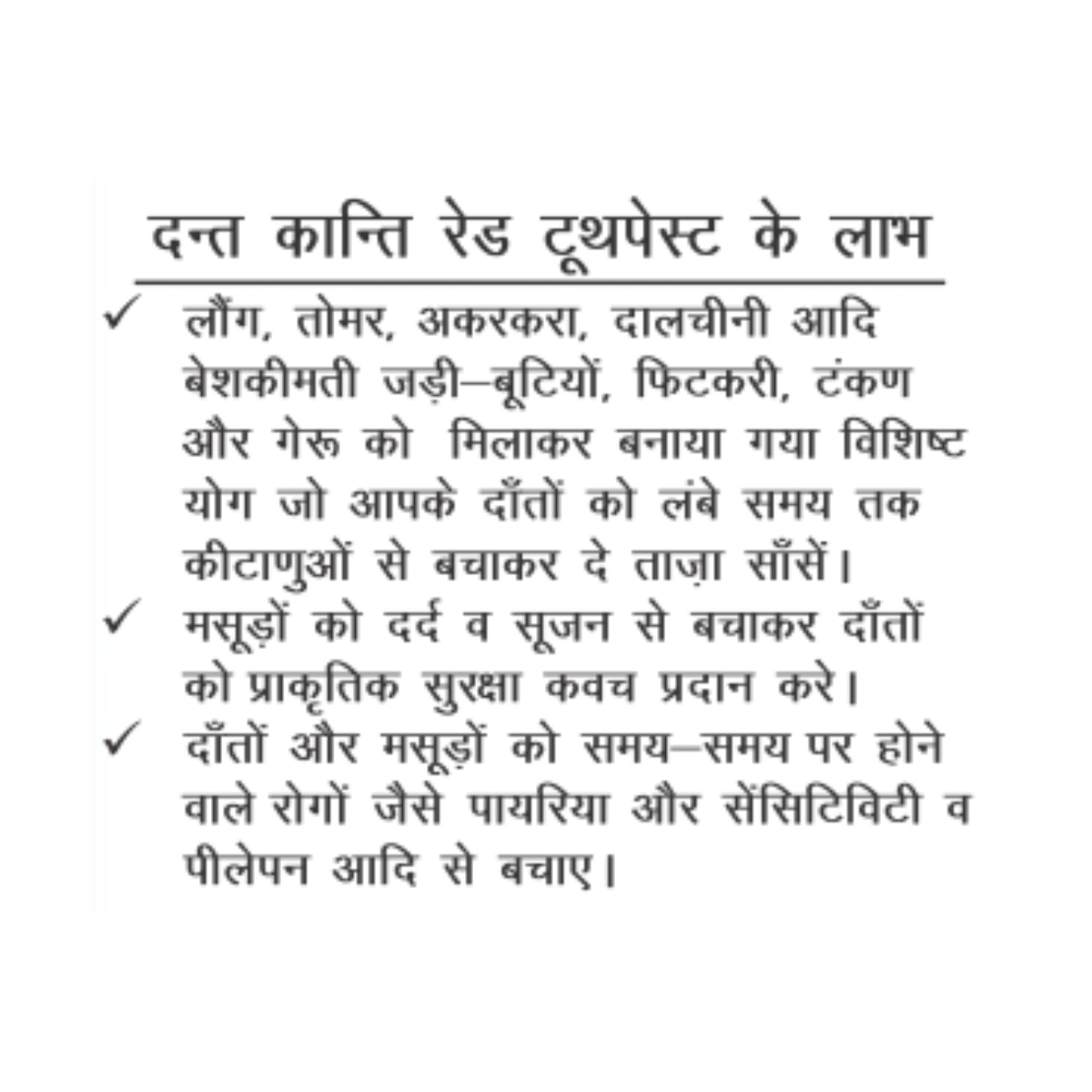 Patanjali Dant Kanti Red Toothpaste