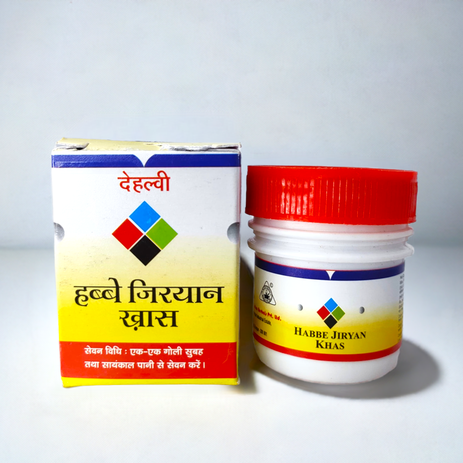 Dehlvi Habbe Jiryan Khas 30 Pills – Traditional Unani Herbal Supplement