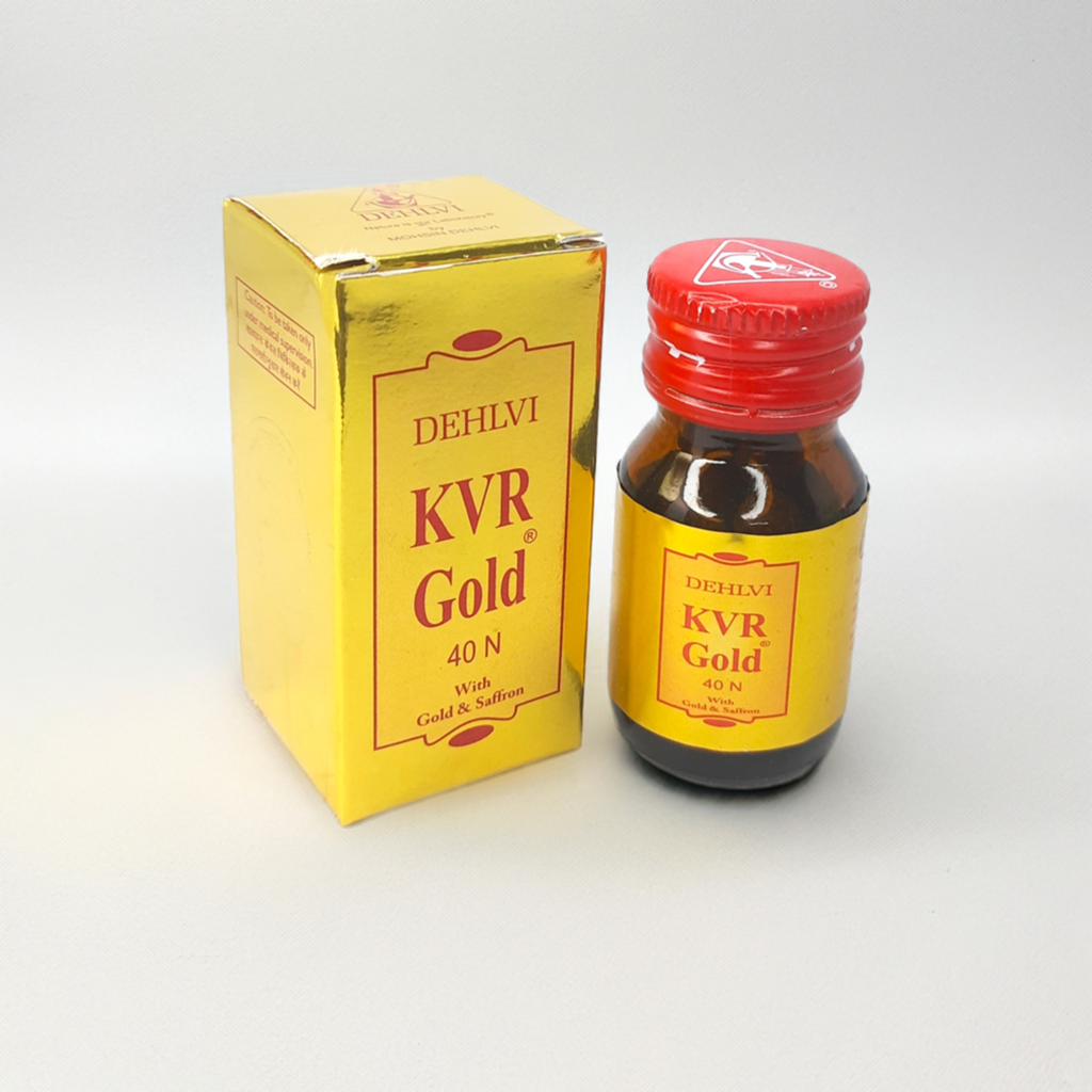 Dehlvi KVR Gold 40Pills – Traditional Ayurvedic Herbal Blend – ZEVIKA ...