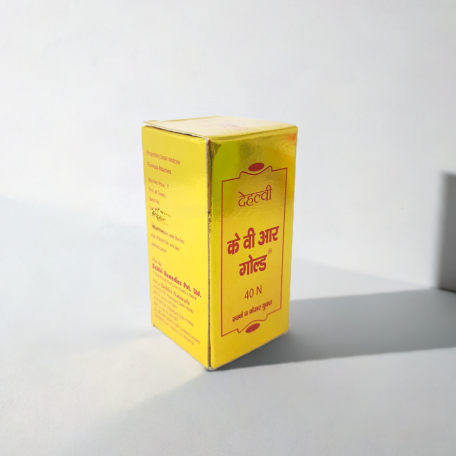 Dehlvi KVR Gold 40Pills – Traditional Ayurvedic Herbal Blend