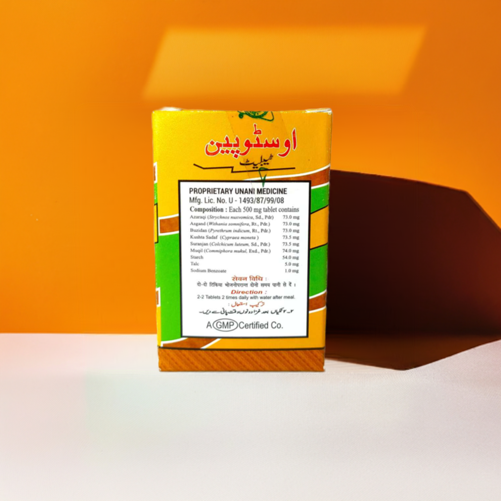 Dehlvi Ostopain 50 Tablets – Traditional Unani Herbal Supplement