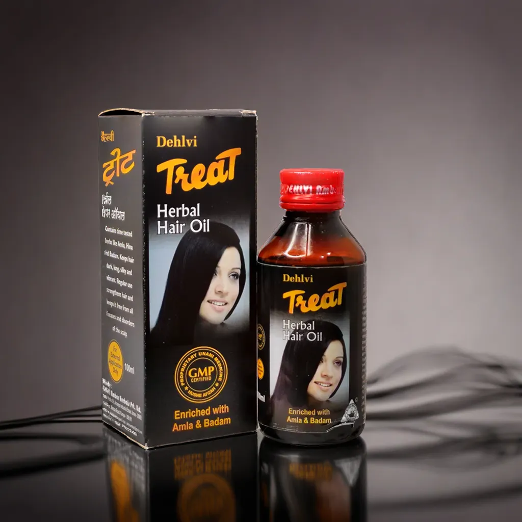 Dehlvi Treat Herbal Hair Oil 100ML – 100ml Traditional Botanical Blend