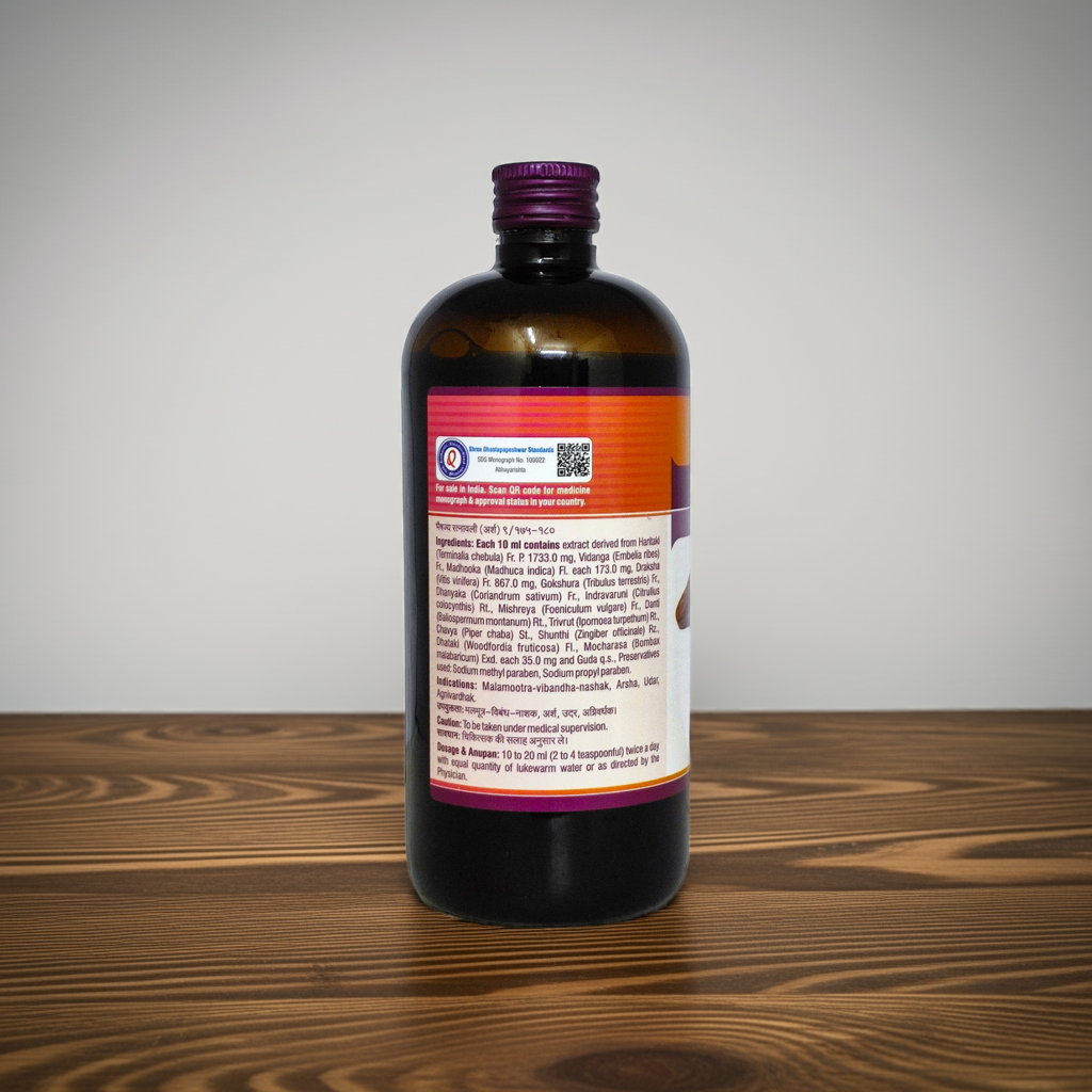 Dhootapapeshwar Abhyarishta 450ml