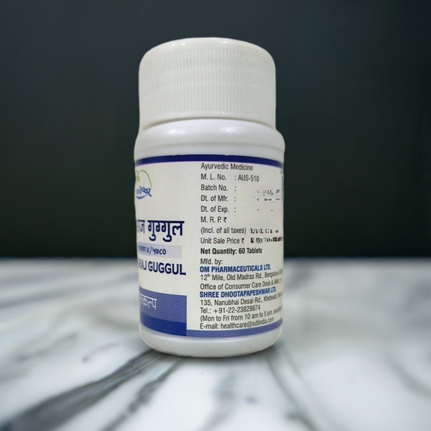 Dhootapapeshwar Mahayogaraj Guggul 60 Tablets