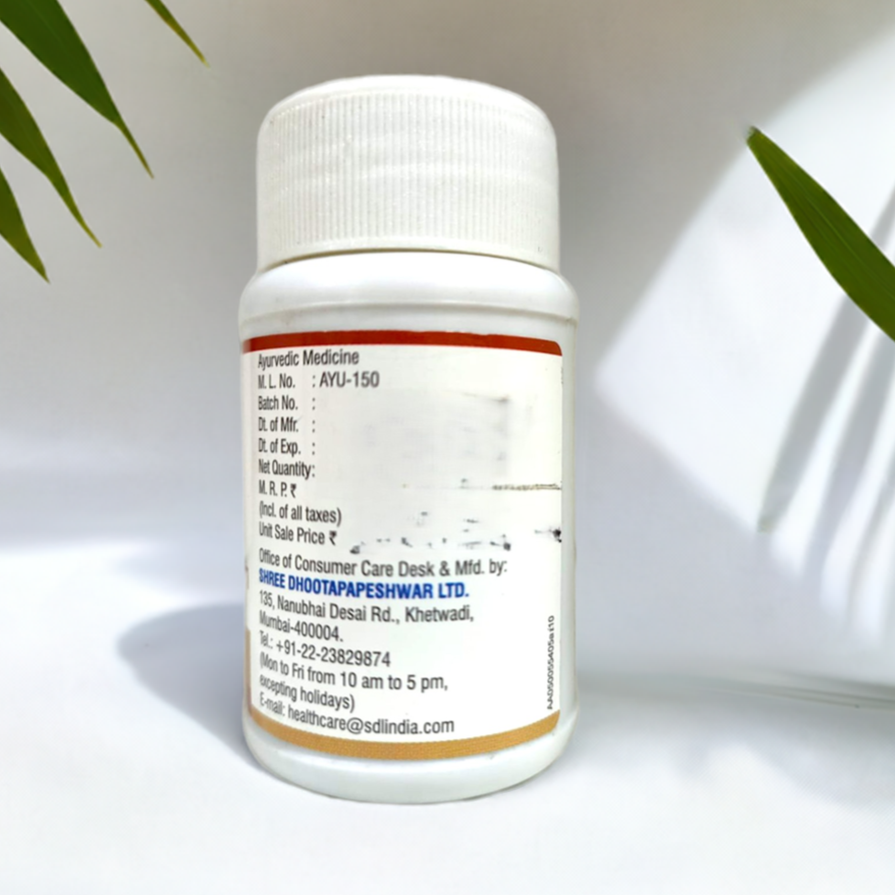 Dhootapapeshwar Rajahpravartani Vati 60 Tablets
