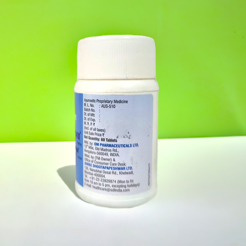 Dhootapapeshwar Sheetaprabha 60 Tablet