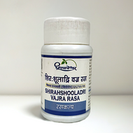 Dhootapapeshwar Shirahshooladri Vajra Rasa 60 Tablets