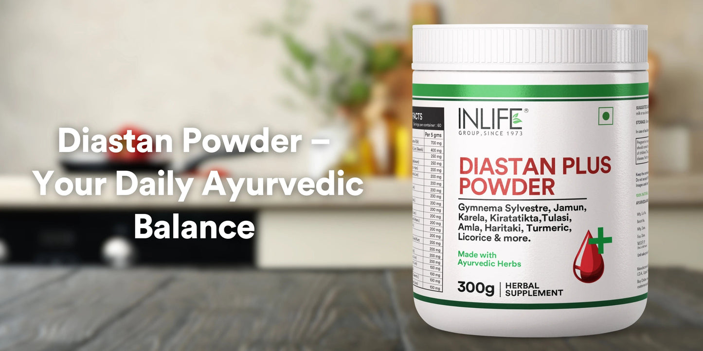 Inlife Diastan Plus Powder Ayurvedic Herbal Supplement | 300 grams - 11