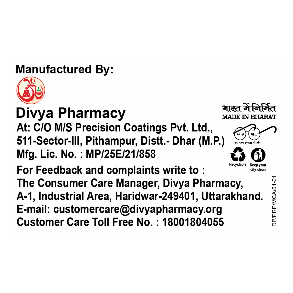 Divya Peedanil Pain Relief Patch 21g