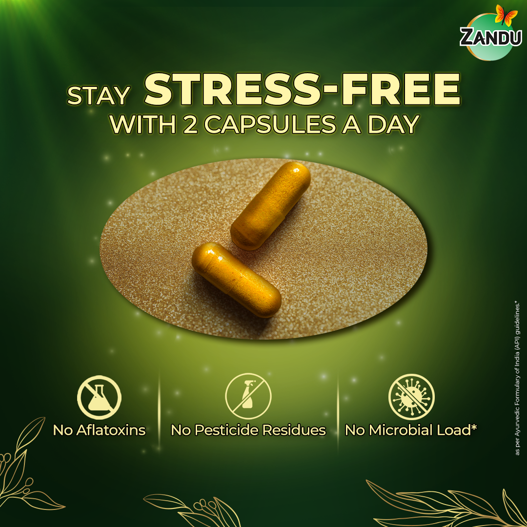 Zandu Ashwagandha Gold Plus 60 Capsules