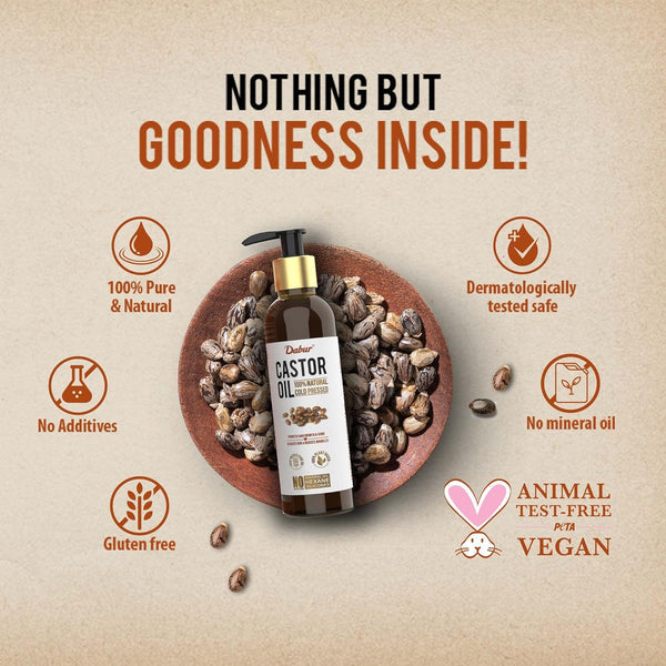 Dabur Castor Oil 200ml