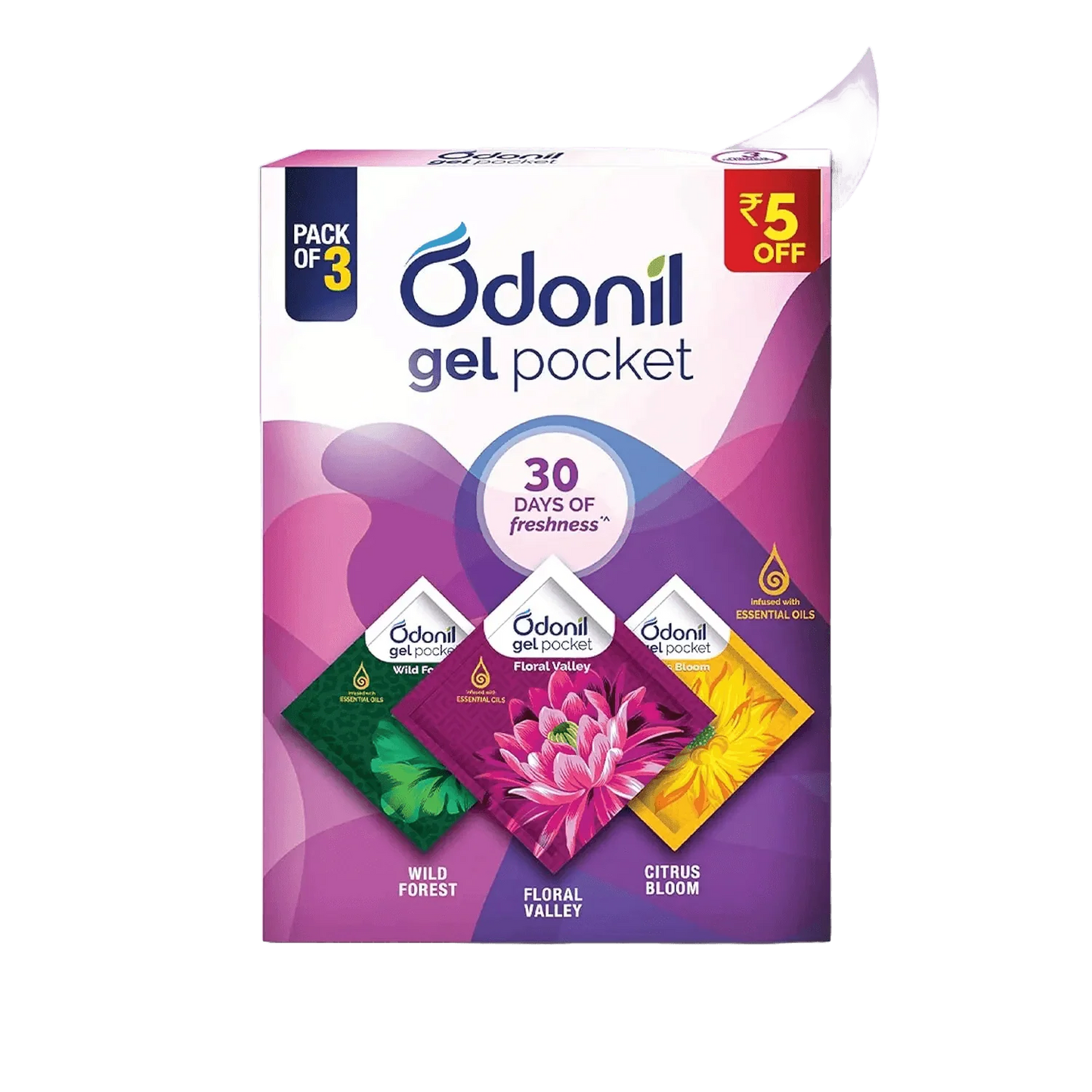 Odonil Gel Pocket Mix Pack 10g