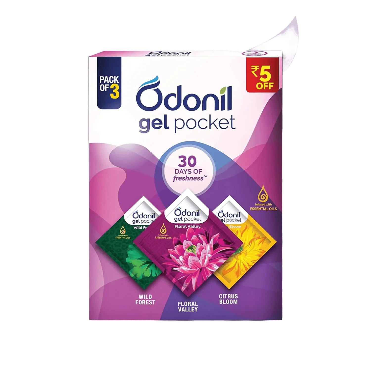 Odonil Gel Pocket Mix Pack 10g