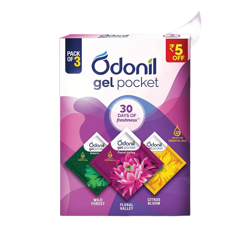 Odonil Gel Pocket Mix Pack 10g