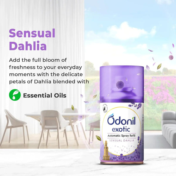 Odonil Exotic Automatic Spray Sensual Dahlia Refill