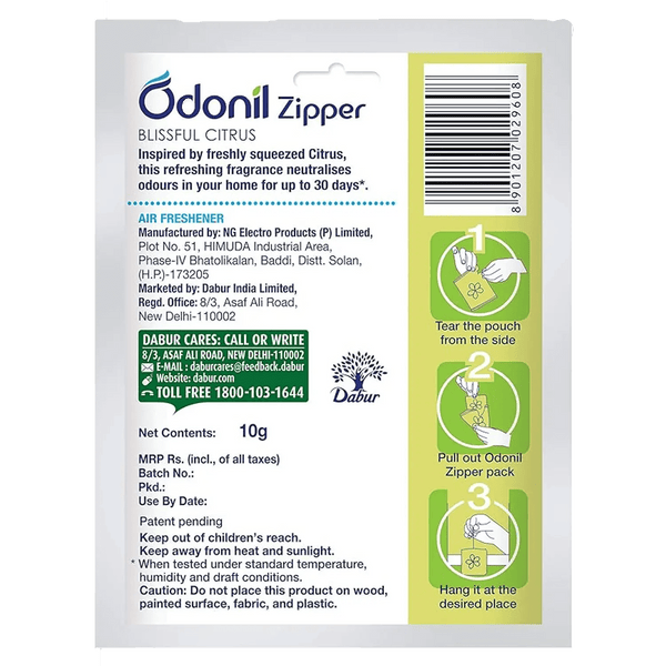 Odonil Zipper Blissful Citrus
                    
                      - 10g