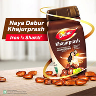 Dabur Khajurprash | 3X Immunity Action | Supports Healthy Haemoglobin Levels | Natural Source of Iron | Goodness of Khajur & Giloy
                    
                      - 900g