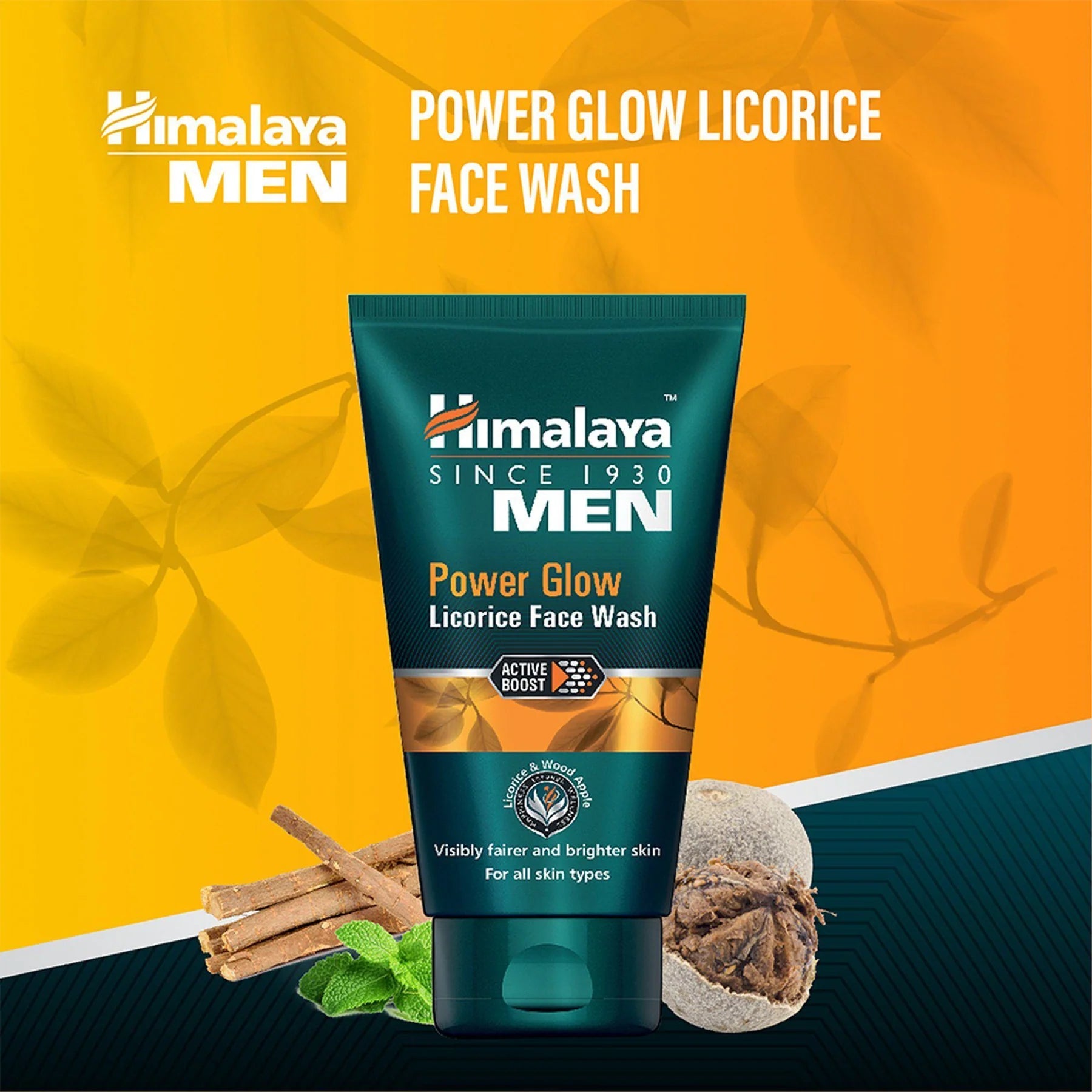 Himalaya Men Power Glow Licorice Face Wash 100ml