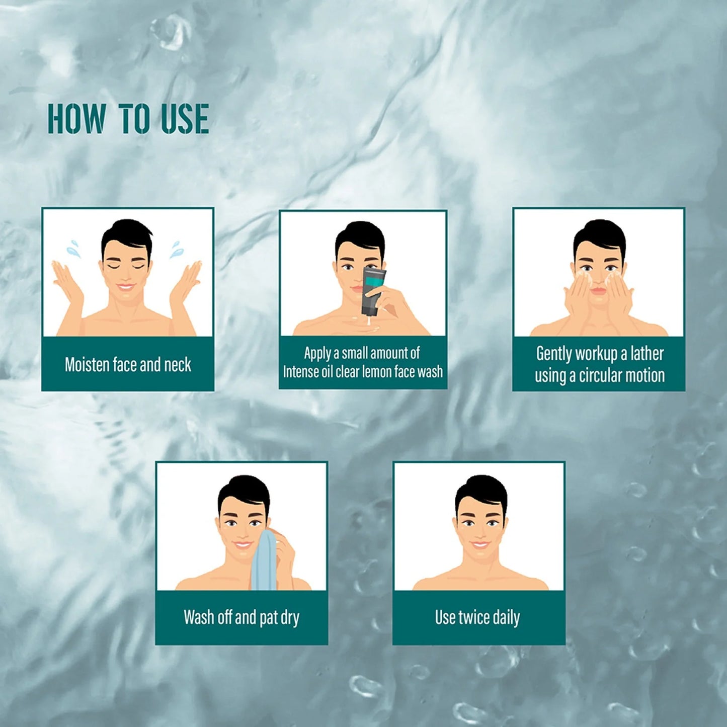 Himalaya Men Intense Oil Clear Lemon Face Wash 100ml