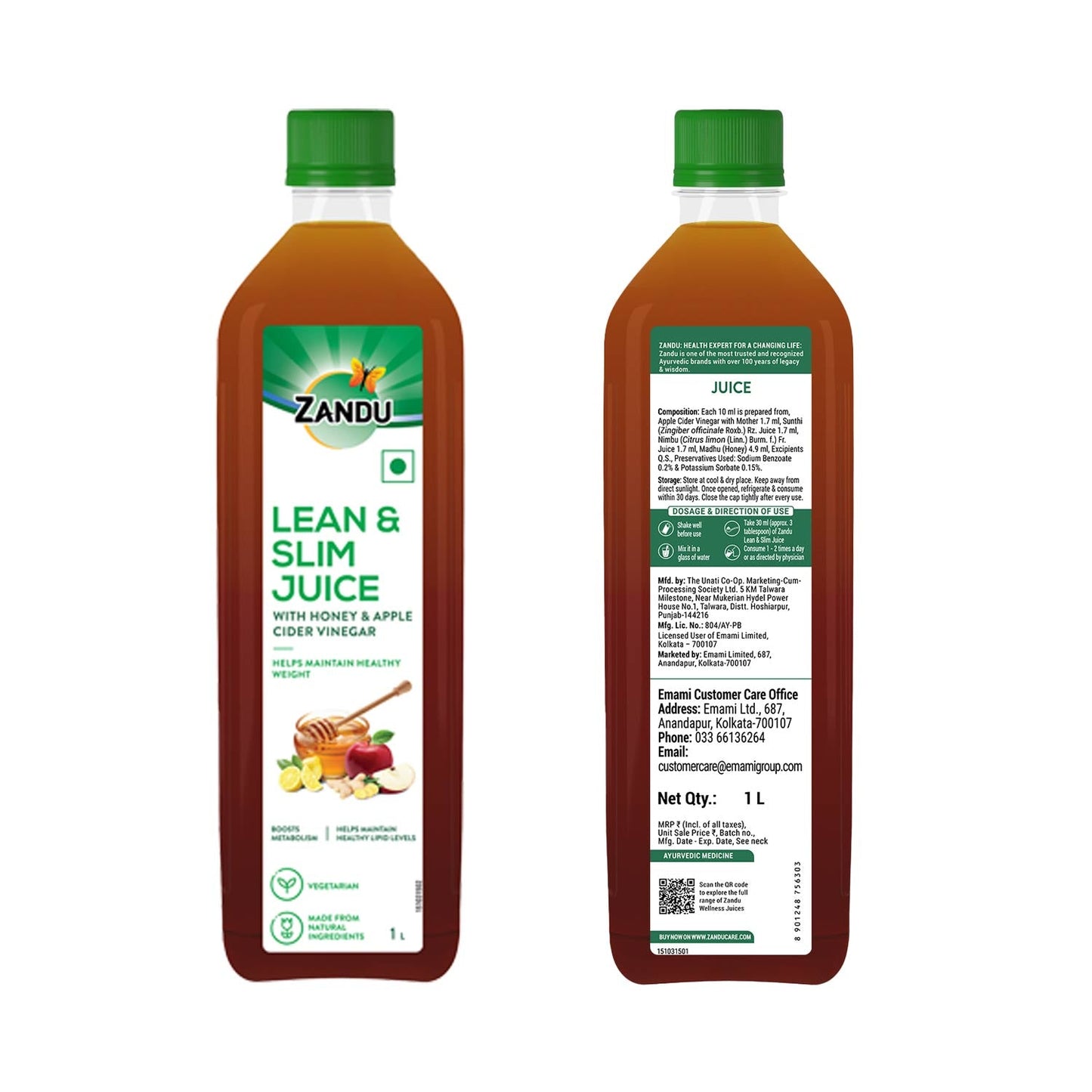 Zandu Lean & Slim Juice