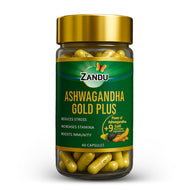 Zandu Ashwagandha Gold Plus 60 Capsules