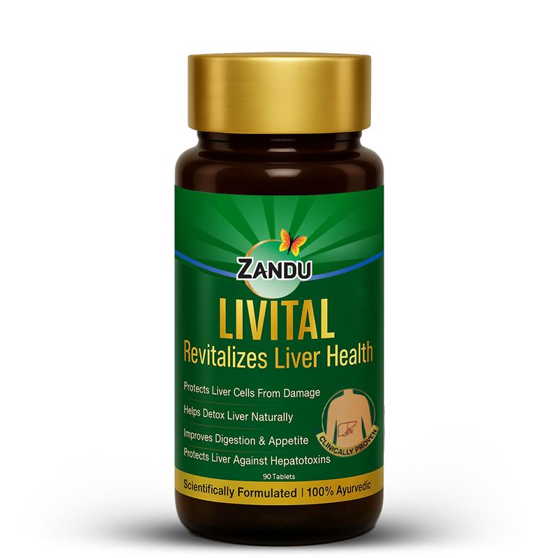 Zandu Livital Liver Detox Support Tablets