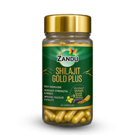 Zandu Shilajit Gold Plus (60 Caps) + Ashwa Gandha Gold Plus (60 Caps) Combo