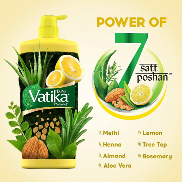 Dabur Vatika Naturals Anti Dandruff Shampoo
                    
                      - 1L
