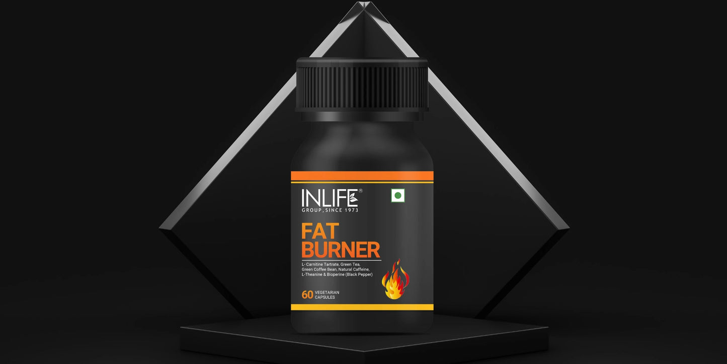 Inlife Fat Burner Supplement for Men & Women | Veg. Capsules - 12