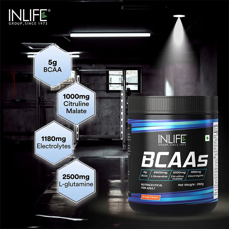 Inlife BCAA Pro Supplement| 250g powder