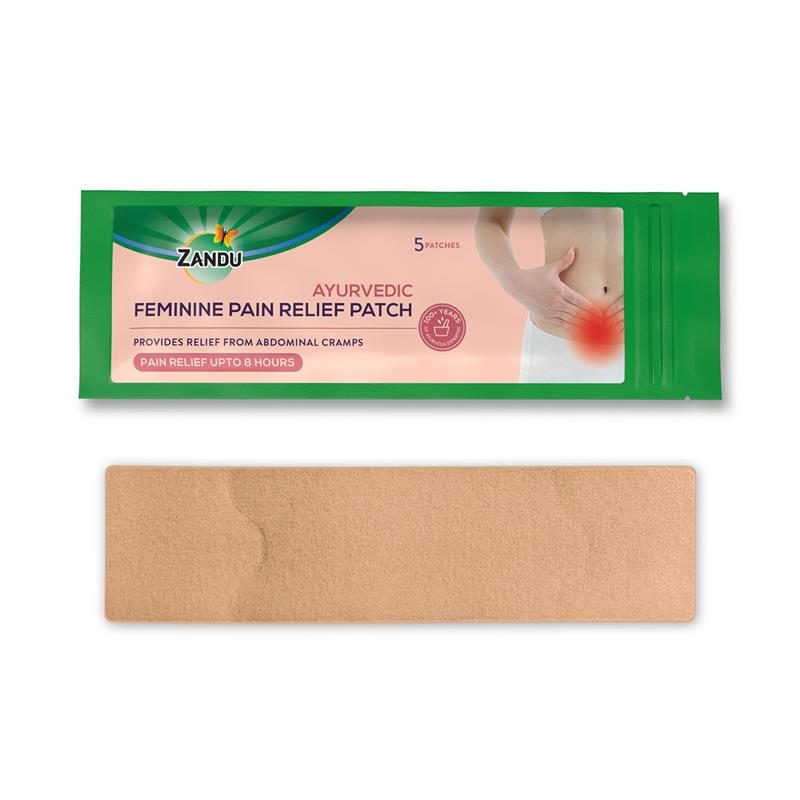 Zandu Pain Relief Patch for Cramps 5 Patches