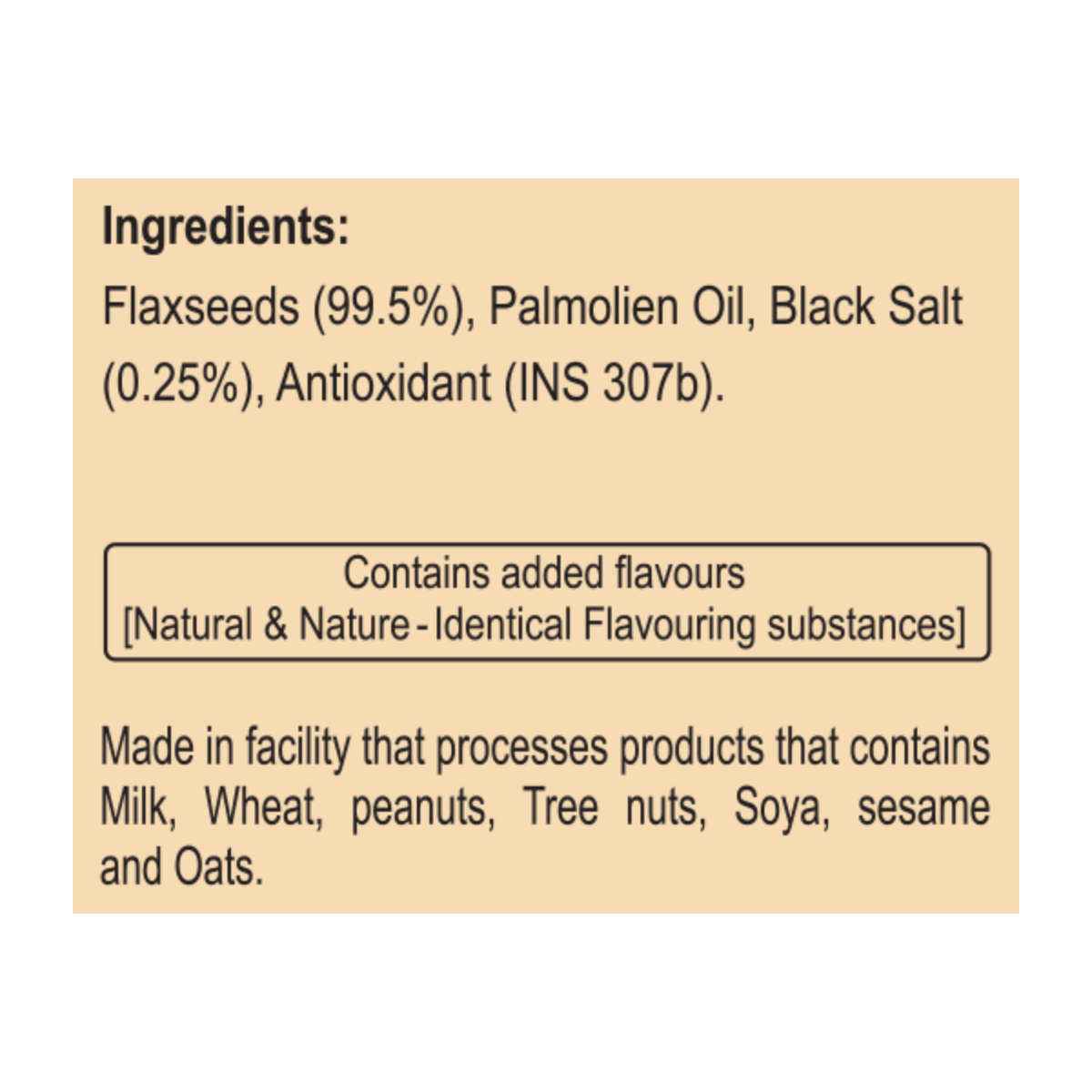 Patanjali Roasted Diet Flaxseed Black Salt 150 g