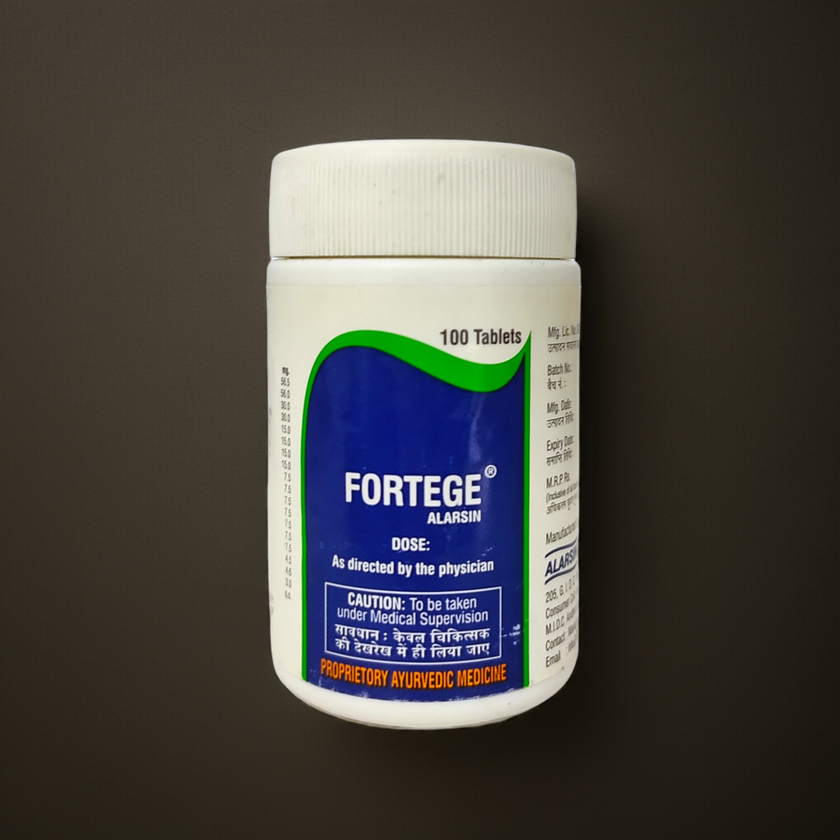 Fortege 100 Tablets  – With Elemental Iron and Folic Acid for Daily Nutritional Support