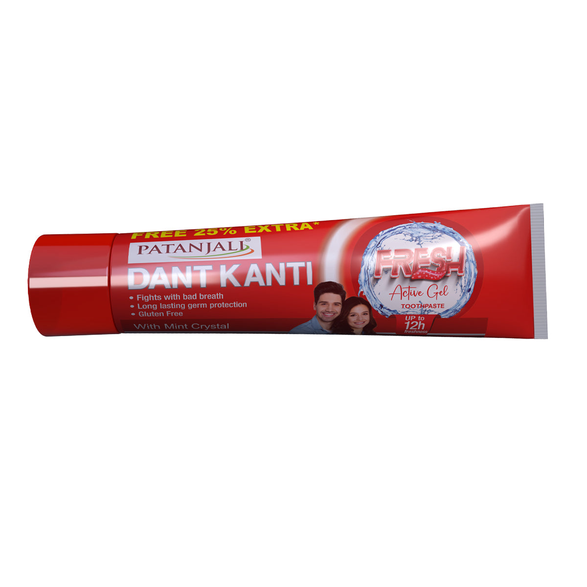 Dant Kanti Fresh Active Gel Toothpaste 80g+25%extra