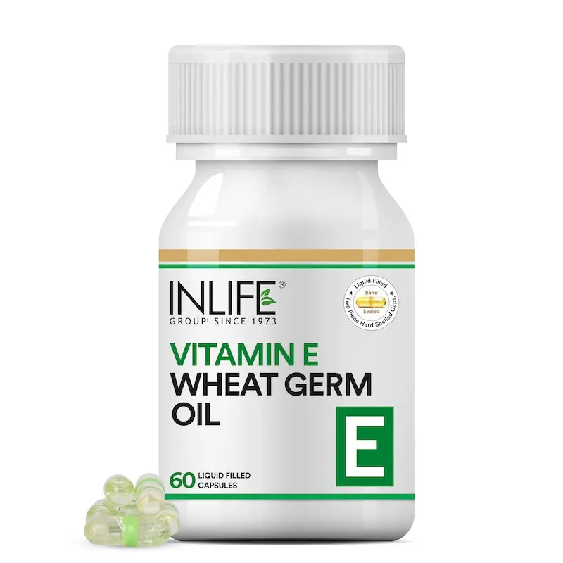 Inlife Vitamin E Wheat Germ Oil 60 Capsules