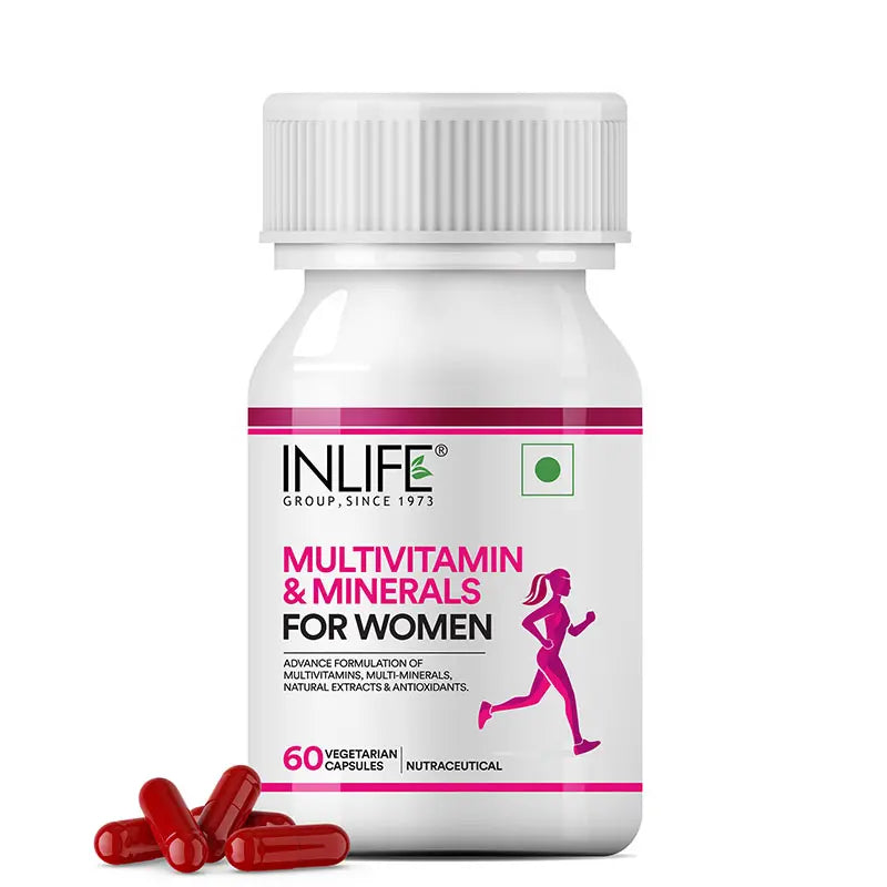 Inlife Multivitamin & Minerals Supplement for Women 60 Capsules