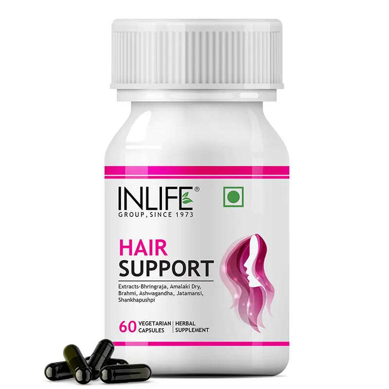 Inlife  Hair Support Supplement | Veg. Capsules