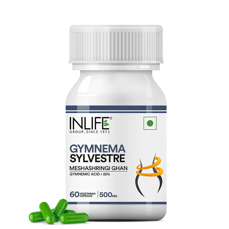 Inlife Gymnema Sylvestre Extract Supplement | 500mg | 60 Veg. Capsules