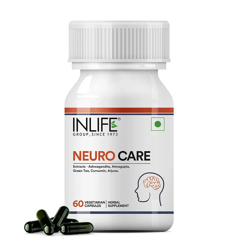 Inlife Neuro Care Supplement, 500mg |60 Veg. Capsules