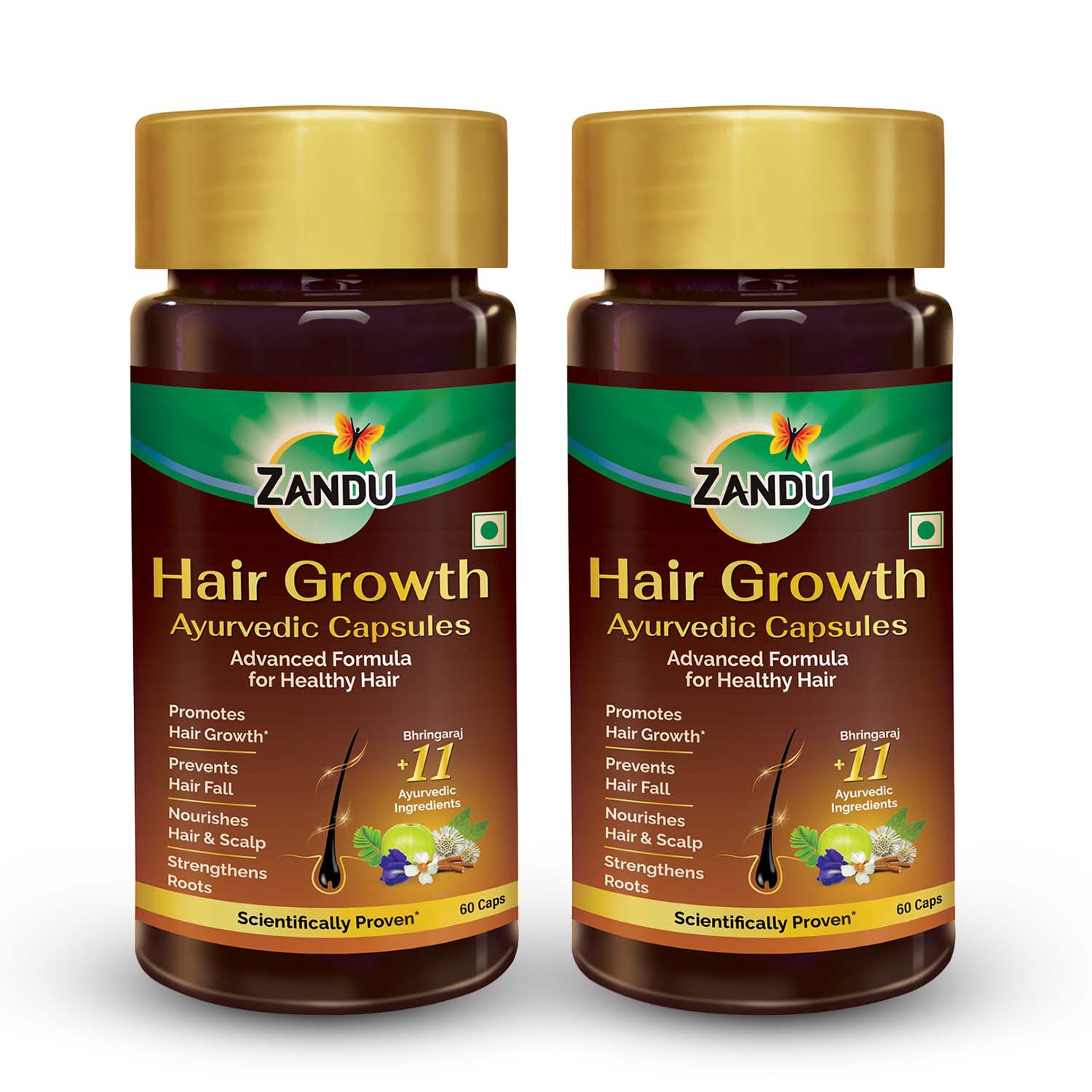 Zandu Ayurvedic Hair Growth 60 Capsule