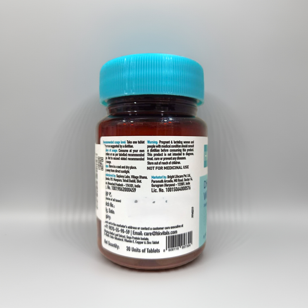 HK Vitals DHT Blocker with Biotin 30 Tablets (Pack Of 2) – Dietary Supplement with Vitamins and Minerals