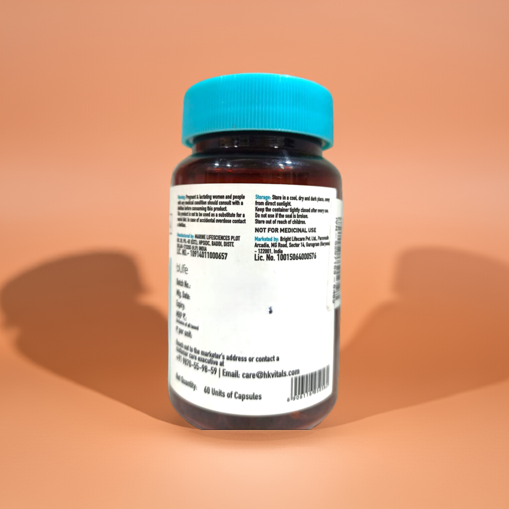 HK Vitals Vitamin D3 60 Capsules (Pack Of 2)