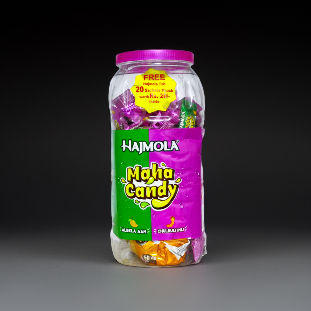 Hajmola Maha Candy 130 Pcs Jar  – Assorted Tangy Flavoured Candies