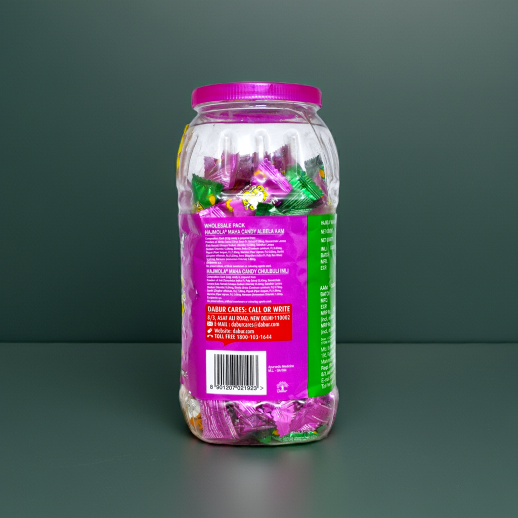 Hajmola Maha Candy 130 Pcs Jar