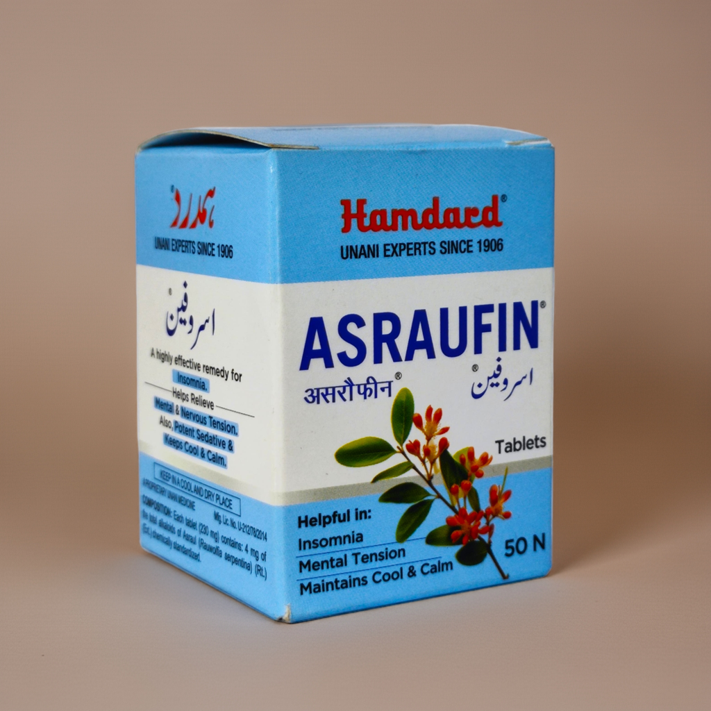 Hamdard Asraufin 50 Tablets (Pack Of 2)