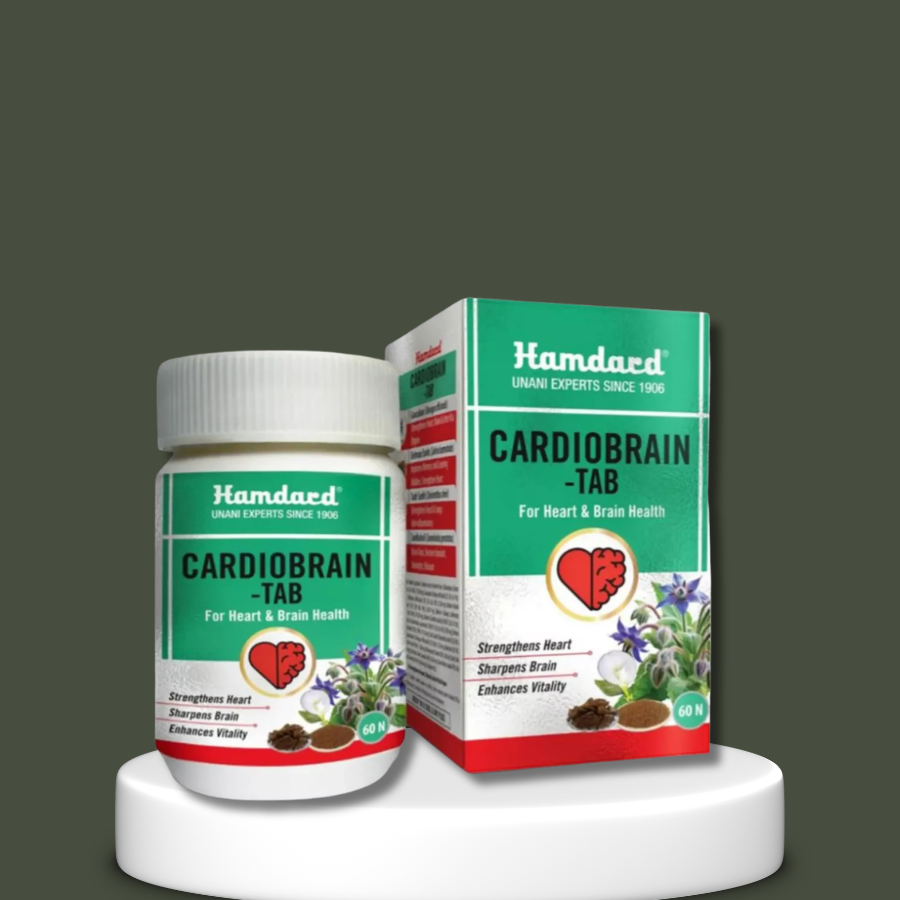 Hamdard Cardiobrain Tablets | Classical Unani Herbal Formulation