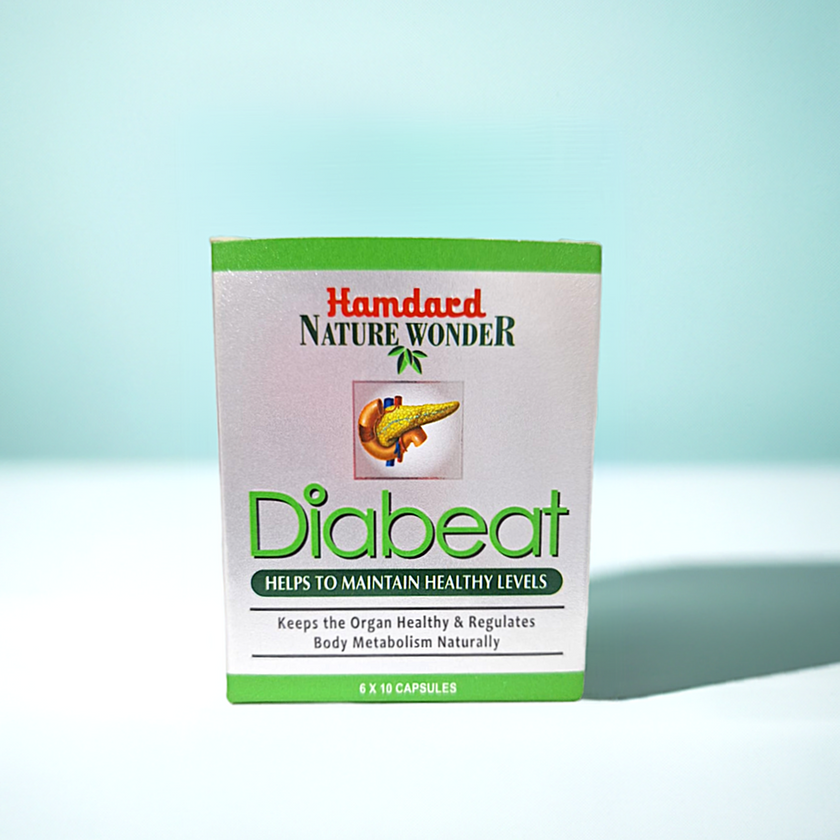 Hamdard Diabeat 60 Capsules – Herbal Supplement with Natural Ingredients
