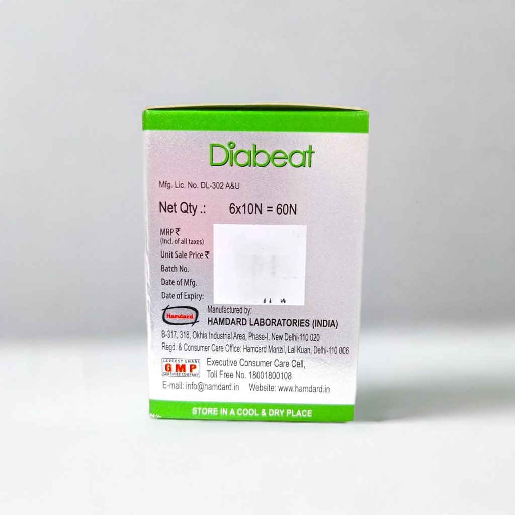 Hamdard Diabeat 60 Capsules